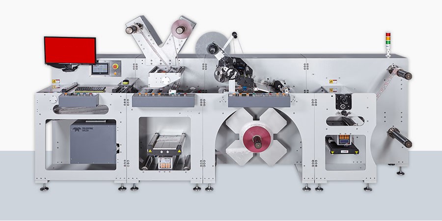 La máquina de inspección de etiquetas