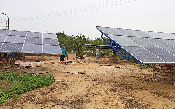 Inversor de bomba de agua solar de 4kW en Kolkata, India