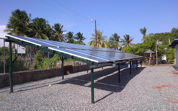 Inversor de bomba de agua solar de 11kW en Domingo, Dominica