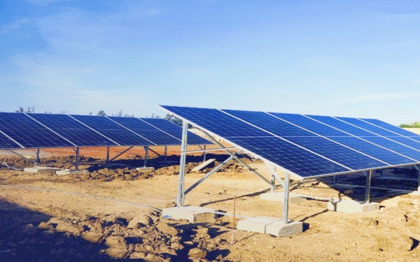 Inversor de bomba de agua solar de 7,5 kW en Marruecos