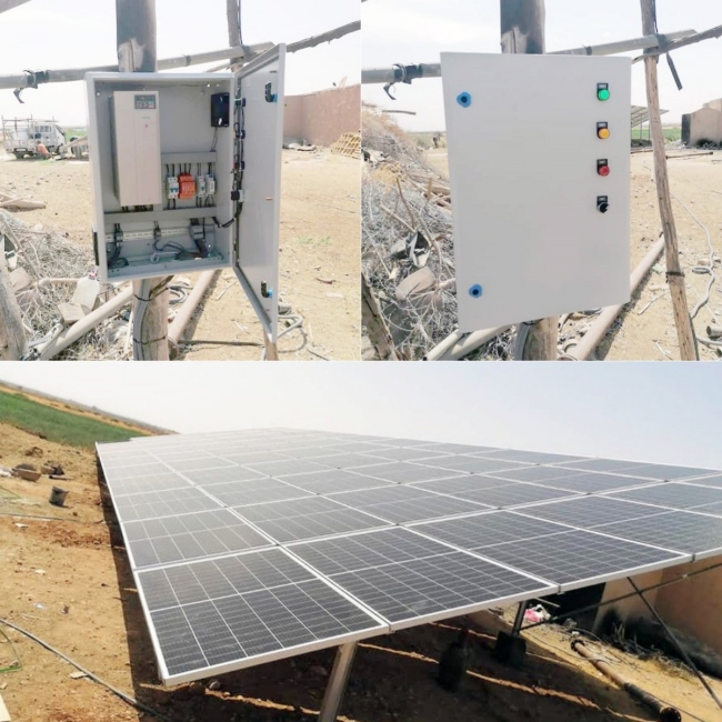Inversor de bomba de agua solar de 30kW en Yunnan, China
