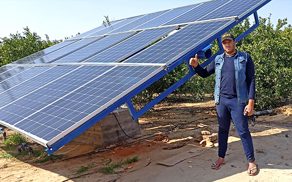 Inversor de bomba de agua solar de 7,5 kW en Suez, Egipto