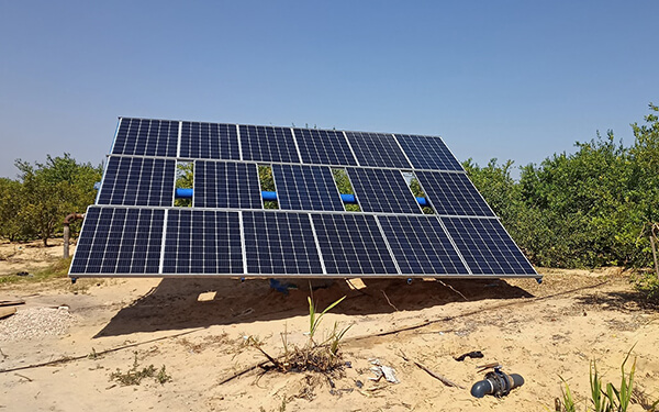 Inversor de bomba de agua solar de 7,5 kW en Asuán, Egipto