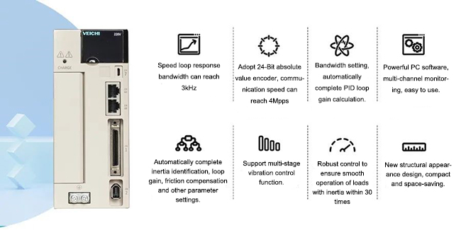 Controlador de movimiento VEICHI V5-MC104