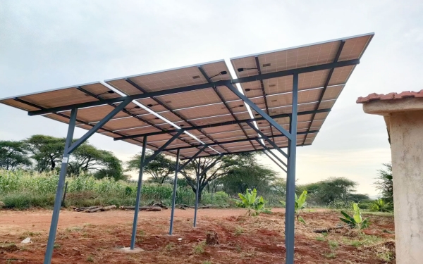Inversor de bomba de agua solar de 4kW en Kenia