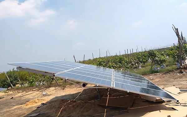 Inversor de bomba de agua solar de 7,5 kW en El Cairo, Egipto