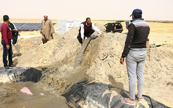 Inversor de bomba de agua solar de 55kW en Suez, Egipto