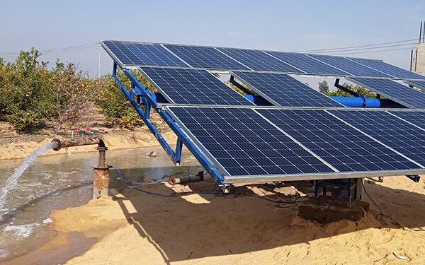 Inversor de bomba de agua solar de 90kW en Marruecos
