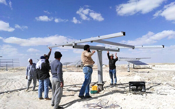 Inversor de bomba de agua solar de 45kW en El Cairo, Egipto