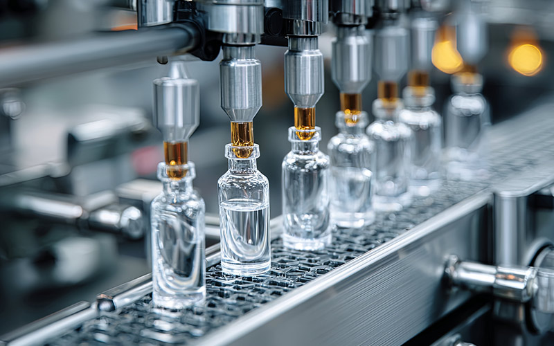 Máquina de llenado de productos farmacéuticos