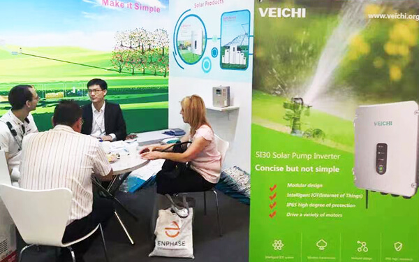 VEICHI en la Exposición Intersolar Europe 2018 en Munich, Alemania