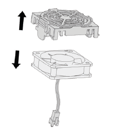 limpieza del ventilador de refrigeración de vfd